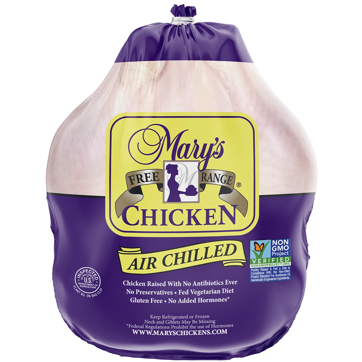 Marys Air-Chilled, Non-GMO Chicken